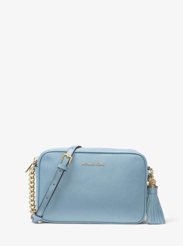 Damske Crossbody Kabelka Michael Kors Ginny Leather Námornícka Modrá - Kabelky Michael Kors Akcia | GLCSV-6489